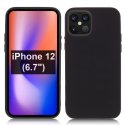 CUSTODIA per APPLE IPHONE 12 PRO MAX (6.7") IN GEL TPU SILICONE SLIM COLORE NERO SATINATO CUSTODIA per APPLE IPHONE 12 PRO MAX (6.7") IN GEL TPU SILICONE SLIM COLORE NERO SATINATO