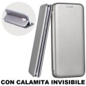 CUSTODIA per SAMSUNG GALAXY A6 2018 - FLIP ORIZZONTALE SIMILPELLE CON CHIUSURA MAGNETICA INVISIBILE E INTERNO IN TPU GRIGIO CUSTODIA per SAMSUNG GALAXY A6 2018 - FLIP ORIZZONTALE SIMILPELLE CON CHIUSURA MAGNETICA INVISIBILE E INTERNO IN TPU GRIGIO