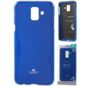 CUSTODIA per SAMSUNG GALAXY A6 2018 (SM-A600) IN GEL TPU SILICONE COLORE BLU LUCIDO CON GLITTER ALTA QUALITA' MERCURY CUSTODIA per SAMSUNG GALAXY A6 2018 (SM-A600) IN GEL TPU SILICONE COLORE BLU LUCIDO CON GLITTER ALTA QUALITA' MERCURY