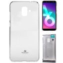CUSTODIA per SAMSUNG GALAXY A6 2018 (SM-A600) IN GEL TPU SILICONE TRASPARENTE ALTA QUALITA' MERCURY BLISTER