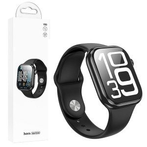 SMARTWATCH HOCO Y30 CON DISPLAY TFT 2.0", FUNZIONE CHIAMATE E MISURAZIONE FREQUENZA CARDIACA COLORE NERO