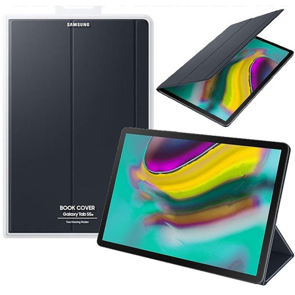 CUSTODIA ORIGINALE per SAMSUNG GALAXY TAB S5e (2019, 10.5") SM-T720, SM-T725 - BOOK COVER CON STAND COLORE NERO BLISTER CUSTODIA ORIGINALE per SAMSUNG GALAXY TAB S5e (2019, 10.5") SM-T720, SM-T725 - BOOK COVER CON STAND COLORE NERO BLISTER