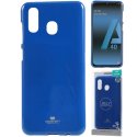 CUSTODIA per SAMSUNG GALAXY A40 (SM-A405) IN GEL TPU SILICONE COLORE BLU LUCIDO CON GLITTER ALTA QUALITA' MERCURY BLISTER CUSTODIA per SAMSUNG GALAXY A40 (SM-A405) IN GEL TPU SILICONE COLORE BLU LUCIDO CON GLITTER ALTA QUALITA' MERCURY BLISTER