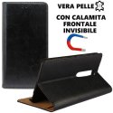 CUSTODIA per NOKIA 8 - FLIP ORIZZONTALE VERA PELLE CON CHIUSURA MAGNETICA INVISIBILE E INTERNO IN TPU COLORE NERO CUSTODIA per NOKIA 8 - FLIP ORIZZONTALE VERA PELLE CON CHIUSURA MAGNETICA INVISIBILE E INTERNO IN TPU COLORE NERO
