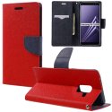 CUSTODIA per SAMSUNG GALAXY A8 (SM-A530), GALAXY A5 2018 - FLIP ORIZZONTALE CON STAND, INTERNO IN TPU E PORTA CARTE COLORE ROSSO CUSTODIA per SAMSUNG GALAXY A8 (SM-A530), GALAXY A5 2018 - FLIP ORIZZONTALE CON STAND, INTERNO IN TPU E PORTA CARTE COLORE ROSSO