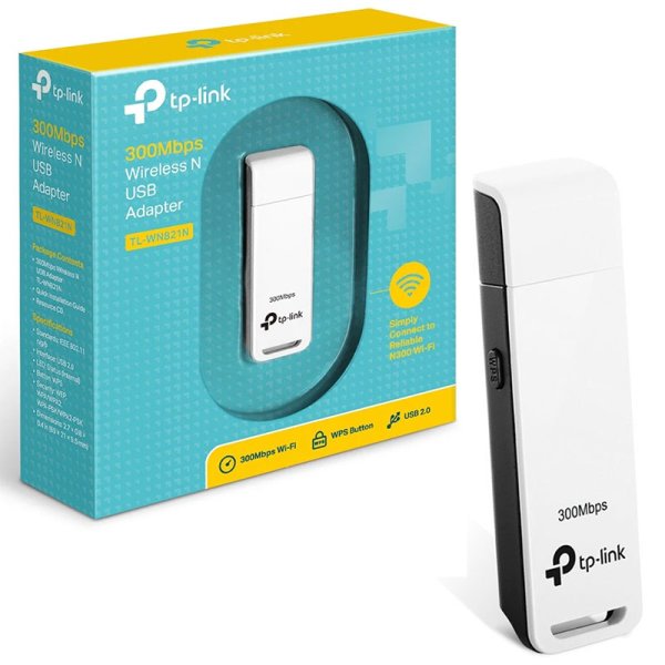 IN PROMO!SCHEDA DI RETE WIRELESS N 300 Mbps USB COLORE BIANCO TL-WN821N TP-LINK IN PROMO!SCHEDA DI RETE WIRELESS N 300 Mbps USB COLORE BIANCO TL-WN821N TP-LINK