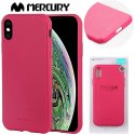 CUSTODIA per APPLE IPHONE XS MAX (6.5") IN GEL TPU SILICONE COLORE FUCSIA ALTA QUALITA' MERCURY STYLE LUX BLISTER