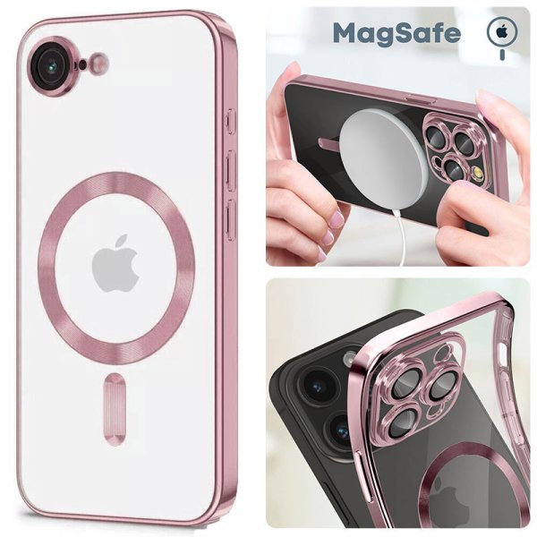 CUSTODIA per APPLE IPHONE 16e IN TPU A 360° (COMPRESE FOTOCAMERE) DETTAGLI ROSA CROMATI - COMPATIBILE CON RICARICA MAGSAFE CUSTODIA per APPLE IPHONE 16e IN TPU A 360° (COMPRESE FOTOCAMERE) DETTAGLI ROSA CROMATI - COMPATIBILE CON RICARICA MAGSAFE