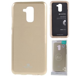 CUSTODIA per HUAWEI GT3, HONOR 5C, HONOR 7 LITE IN GEL TPU SILICONE COLORE ORO LUCIDO CON GLITTER ALTA QUALITA' MERCURY BLISTER