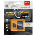 MEMORY CARD MICRO SD 64GB + ADATTATORE SD UHS-1 CLASSE 10 IMRO MEMORY CARD MICRO SD 64GB + ADATTATORE SD UHS-1 CLASSE 10 IMRO