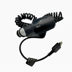 CARICATORE AUTO per LG KP500 Cookie, KG280, KE590, KG375, KG800, KG810, KM500 - CON CAVO A SPIRALE  (CA16.KG800)