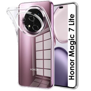 CUSTODIA per HONOR MAGIC 7 LITE IN GEL TPU SILICONE 1,8mm TRASPARENTE