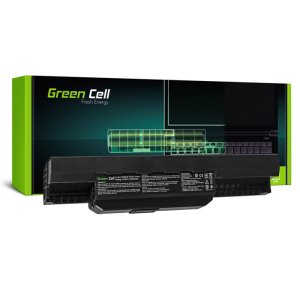 BATTERIA NOTEBOOK PER ASUS A43 SERIES, A44 SERIES - 10.8V 4400mAh LI-ION COLORE NERO AS04 GREEN CELL SEGUE COMPATIBILITA'..