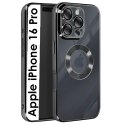 CUSTODIA per APPLE IPHONE 16 PRO (6.3") TRASPARENTE IN TPU A 360° (COMPRESE FOTOCAMERE) CON DETTAGLI CROMATI NERI CUSTODIA per APPLE IPHONE 16 PRO (6.3") TRASPARENTE IN TPU A 360° (COMPRESE FOTOCAMERE) CON DETTAGLI CROMATI NERI