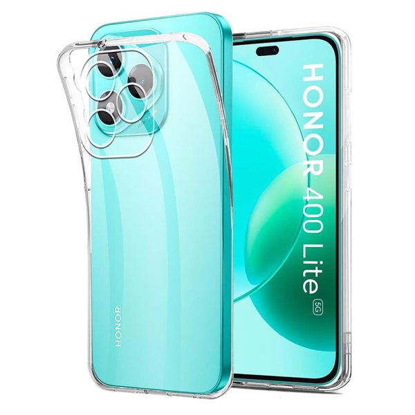 CUSTODIA per HONOR 400 LITE IN GEL TPU SILICONE 1,8mm TRASPARENTE CUSTODIA per HONOR 400 LITE IN GEL TPU SILICONE 1,8mm TRASPARENTE