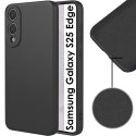 CUSTODIA per SAMSUNG GALAXY S25 EDGE (SM-S937) IN SILICONE COLORE NERO CON EFFETTO SOFT TOUCH E INTERNO IN MICROFIBRA CUSTODIA per SAMSUNG GALAXY S25 EDGE (SM-S937) IN SILICONE COLORE NERO CON EFFETTO SOFT TOUCH E INTERNO IN MICROFIBRA