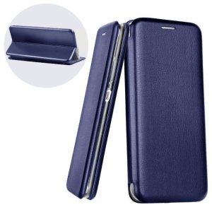 CUSTODIA per SAMSUNG GALAXY S9 PLUS (G965) - FLIP ORIZZONTALE SIMILPELLE CON CHIUSURA MAGNETICA INVISIBILE E INTERNO IN TPU BLU
