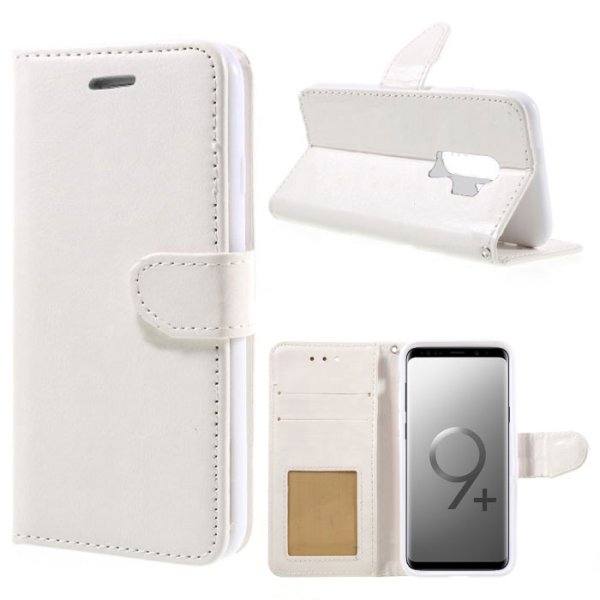 CUSTODIA per SAMSUNG GALAXY S9 PLUS (SM-G965) - FLIP ORIZZONTALE SIMILPELLE CON INTERNO IN TPU E CHIUSURA MAGNETICA BIANCO CUSTODIA per SAMSUNG GALAXY S9 PLUS (SM-G965) - FLIP ORIZZONTALE SIMILPELLE CON INTERNO IN TPU E CHIUSURA MAGNETICA BIANCO