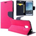 CUSTODIA per SAMSUNG SM-J530 GALAXY J5 (2017) - FLIP ORIZZONTALE CON STAND, INTERNO IN TPU SILICONE E PORTA CARTE COLORE FUCSIA CUSTODIA per SAMSUNG SM-J530 GALAXY J5 (2017) - FLIP ORIZZONTALE CON STAND, INTERNO IN TPU SILICONE E PORTA CARTE COLORE FUCSIA