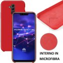 CUSTODIA per HUAWEI MATE 20 LITE IN SILICONE CON EFFETTO SOFT TOUCH ED INTERNO IN MICROFIBRA COLORE ROSSO CUSTODIA per HUAWEI MATE 20 LITE IN SILICONE CON EFFETTO SOFT TOUCH ED INTERNO IN MICROFIBRA COLORE ROSSO