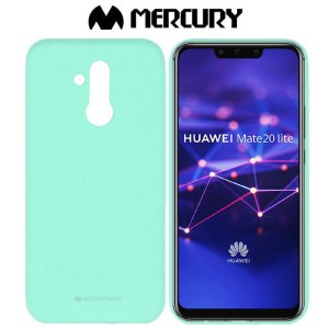 CUSTODIA per HUAWEI MATE 20 LITE IN GEL TPU SILICONE COLORE VERDE ACQUA MERCURY SOFT