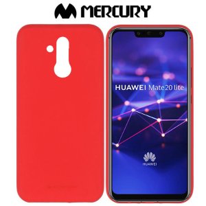 CUSTODIA per HUAWEI MATE 20 LITE IN GEL TPU SILICONE COLORE ROSSO MERCURY SOFT