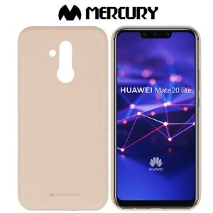 CUSTODIA per HUAWEI MATE 20 LITE IN GEL TPU SILICONE COLORE SABBIA MERCURY SOFT
