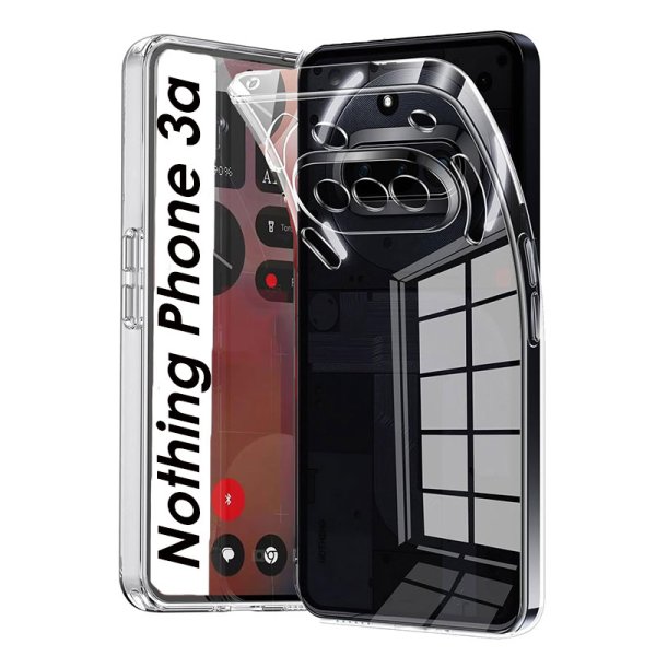 CUSTODIA per SAMSUNG NOTHING PHONE 3a TRASPARENTE IN GEL TPU SILICONE 1,8mm CUSTODIA per SAMSUNG NOTHING PHONE 3a TRASPARENTE IN GEL TPU SILICONE 1,8mm