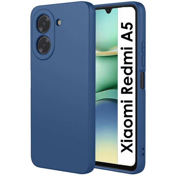 CUSTODIA per XIAOMI REDMI A5 (dimensioni 173,45 x 79,35 x 8,45cm) IN GEL TPU SILICONE SLIM COLORE BLU SATINATO CUSTODIA per XIAOMI REDMI A5 (dimensioni 173,45 x 79,35 x 8,45cm) IN GEL TPU SILICONE SLIM COLORE BLU SATINATO