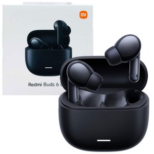 AURICOLARI BLUETOOTH 5.3 XIAOMI REDMI BUDS 6 LITE CON DOPPIO MICROFONO E CANCELLAZIONE RUMORE COLORE NERO BHR8653GL