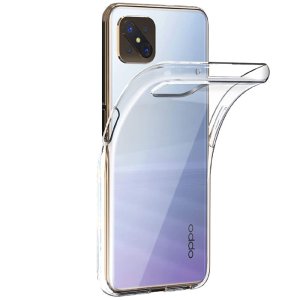CUSTODIA per OPPO RENO 4Z 5G IN GEL TPU SILICONE TRASPARENTE