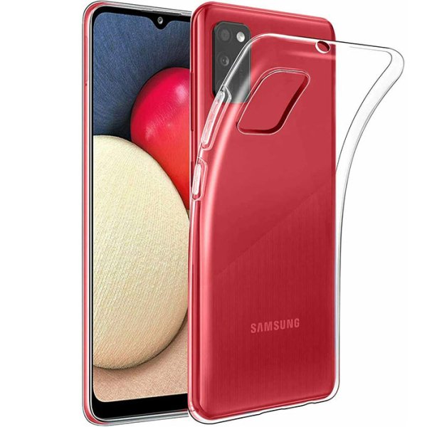 CUSTODIA per SAMSUNG GALAXY A02s (SM-A025F), GALAXY M02s (SM-M025F) IN GEL TPU SILICONE TRASPARENTE