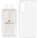CUSTODIA ORIGINALE per HUAWEI P SMART 2021, Y7a - FLEXIBLE CLEAR CASE IN GEL TPU SILICONE TRASPARENTE BLISTER