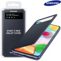 CUSTODIA ORIGINALE SAMSUNG S VIEW WALLET COVER EF-EA415PBEGWW per GALAXY A41 (SM-A415) CON FINESTRA COLORE NERO BLISTER CUSTODIA ORIGINALE SAMSUNG S VIEW WALLET COVER EF-EA415PBEGWW per GALAXY A41 (SM-A415) CON FINESTRA COLORE NERO BLISTER