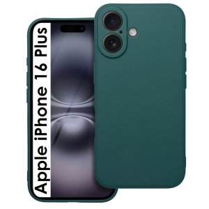 CUSTODIA per APPLE IPHONE 16 PLUS (6.7") IN GEL TPU SILICONE SLIM COLORE VERDE SATINATO
