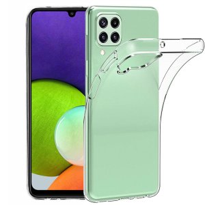CUSTODIA per SAMSUNG GALAXY A22 (SM-A225F) - IN GEL TPU SILICONE 1,8mm TRASPARENTE