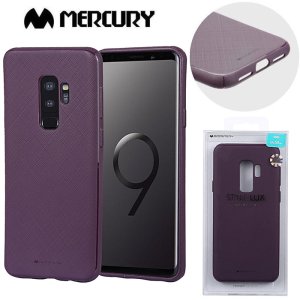 CUSTODIA per SAMSUNG GALAXY S9 PLUS (SM-G965) IN GEL TPU SILICONE COLORE VIOLA ALTA QUALITA' MERCURY STYLE LUX BLISTER