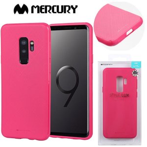 CUSTODIA per SAMSUNG GALAXY S9 PLUS (SM-G965) IN GEL TPU SILICONE COLORE FUCSIA ALTA QUALITA' MERCURY STYLE LUX BLISTER