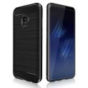 CUSTODIA per SAMSUNG GALAXY S9 PLUS (SM-G965) IN GEL TPU SILICONE EFFETTO METALLICO CON INSERTI IN FANTASIA CARBONIO NERO CUSTODIA per SAMSUNG GALAXY S9 PLUS (SM-G965) IN GEL TPU SILICONE EFFETTO METALLICO CON INSERTI IN FANTASIA CARBONIO NERO