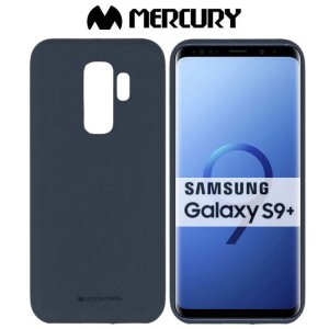CUSTODIA per SAMSUNG GALAXY S9 PLUS (SM-G965) IN GEL TPU SILICONE COLORE BLU SCURO ALTA QUALITA' MERCURY SOFT BLISTER