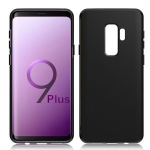 CUSTODIA per SAMSUNG GALAXY S9 PLUS (SM-G965) IN GEL TPU SILICONE COLORE NERO