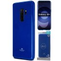 CUSTODIA per SAMSUNG GALAXY S9 PLUS (SM-G965) IN GEL TPU SILICONE COLORE BLU LUCIDO CON GLITTER ALTA QUALITA' MERCURY BLISTER CUSTODIA per SAMSUNG GALAXY S9 PLUS (SM-G965) IN GEL TPU SILICONE COLORE BLU LUCIDO CON GLITTER ALTA QUALITA' MERCURY BLISTER