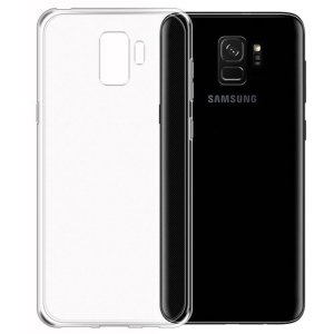 CUSTODIA per SAMSUNG GALAXY S9 PLUS (SM-G965) IN GEL TPU SILICONE TRASPARENTE