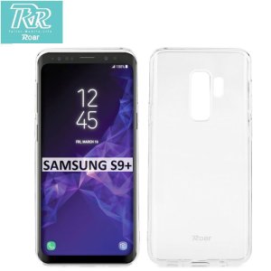 CUSTODIA per SAMSUNG GALAXY S9 PLUS (SM-G965) IN GEL TPU SILICONE TRASPARENTE ALTA QUALITA' ROAR COLORFUL