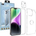 KIT 3IN1 per APPLE IPHONE 13,14 CON COVER BACK RIGIDA TRASPARENTE (SENZA BORDI), VETRO FULL SCREEN E VETRO FOTOCAMERA KIT 3IN1 per APPLE IPHONE 13,14 CON COVER BACK RIGIDA TRASPARENTE (SENZA BORDI), VETRO FULL SCREEN E VETRO FOTOCAMERA