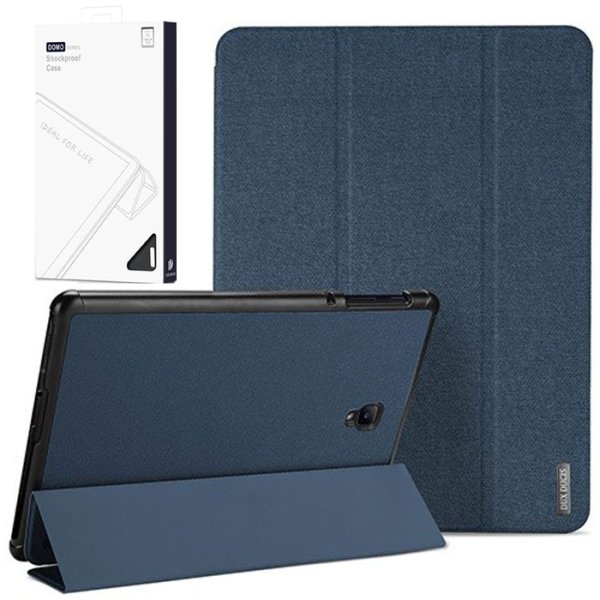 CUSTODIA per SAMSUNG GALAXY TAB S4 (10.5") SM-T830, SM-T835 - FLIP ORIZZONTALE IN TESSUTO CON CHIUSURA MAGNETICA E STAND BLU CUSTODIA per SAMSUNG GALAXY TAB S4 (10.5") SM-T830, SM-T835 - FLIP ORIZZONTALE IN TESSUTO CON CHIUSURA MAGNETICA E STAND BLU