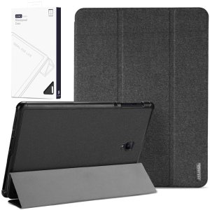 CUSTODIA per SAMSUNG GALAXY TAB S4 (10.5") SM-T830, SM-T835 - FLIP ORIZZONTALE IN TESSUTO CON CHIUSURA MAGNETICA E STAND NERO