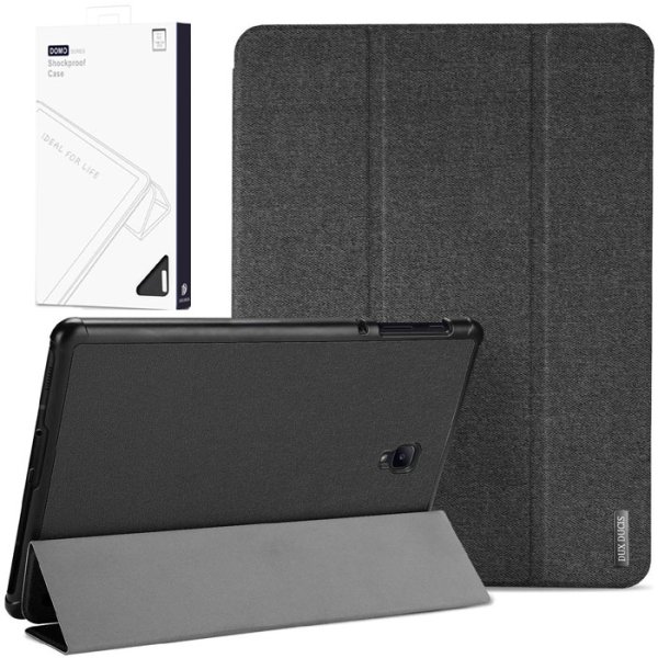 CUSTODIA per SAMSUNG GALAXY TAB S4 (10.5") SM-T830, SM-T835 - FLIP ORIZZONTALE IN TESSUTO CON CHIUSURA MAGNETICA E STAND NERO CUSTODIA per SAMSUNG GALAXY TAB S4 (10.5") SM-T830, SM-T835 - FLIP ORIZZONTALE IN TESSUTO CON CHIUSURA MAGNETICA E STAND NERO