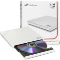 MASTERIZZATORE DVD/CD SLIM PORTATILE SILENT PLAY CON SUPPORTO M-DISC COMPATIBILE CON WINDOWS & MAC OS BIANCO GP60NW60 HITACHI-LG