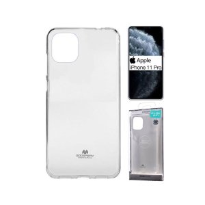 CUSTODIA per APPLE IPHONE 11 PRO (5.8") IN GEL TPU SILICONE TRASPARENTE ALTA QUALITA' MERCURY BLISTER